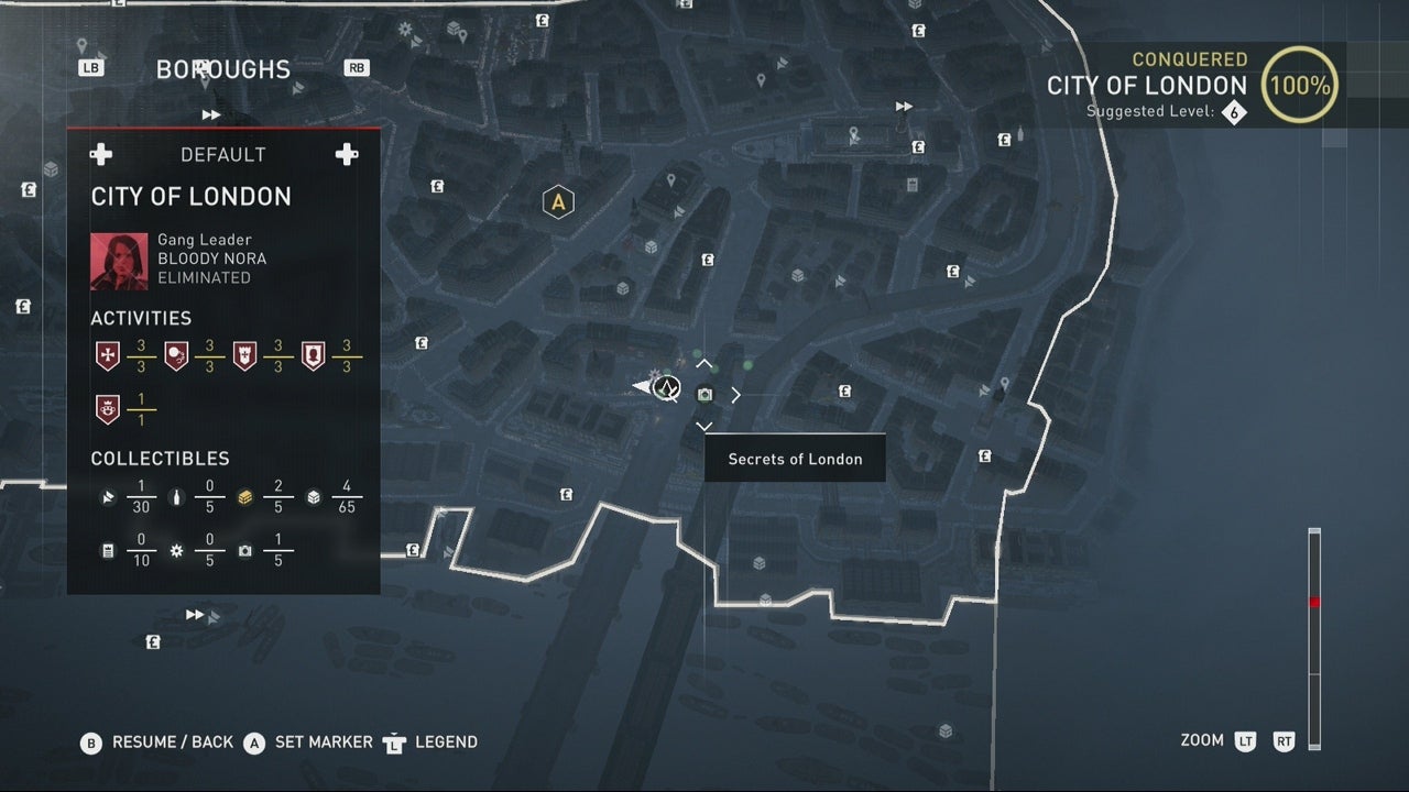 Assassin's Creed Syndicate: Londoner Geheimnisse Karten – City of